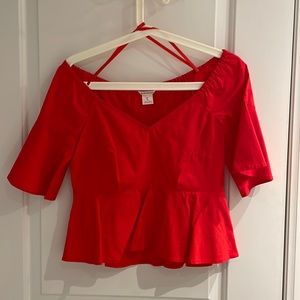Club Monaco Red Top
